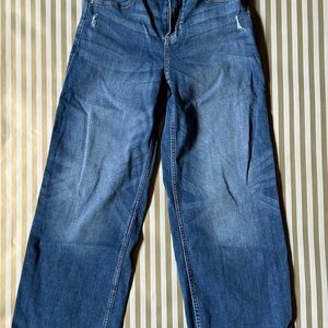 Abercrombie Kids High Rise Wide Leg Jeans
